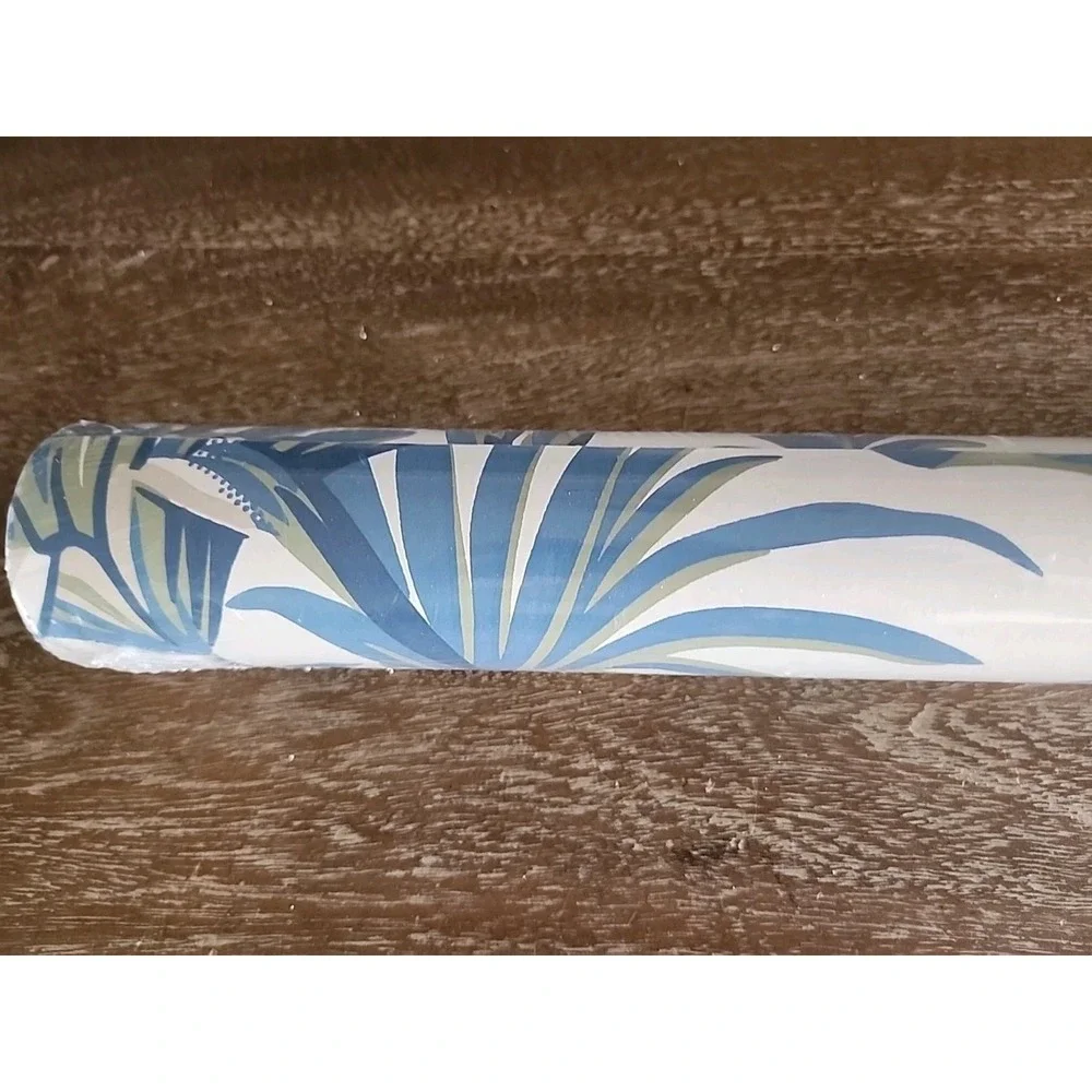 Anna French/Thibaut Blue Green White PEACOCK TOILE AT57830 Double Roll SEALED